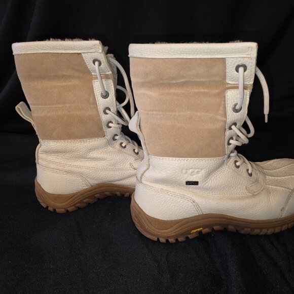 Ugg Australia Adirondack Boot II White Women's Winter Boots - Picture 10 of 15